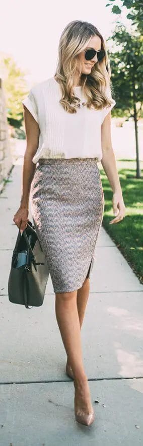 We would like you to pin the cute tops for pencil skirts outfits so you can save the combinations you like best, and, who knows, find a whole new look you will look great in. For more ideas go to snazzylair.com