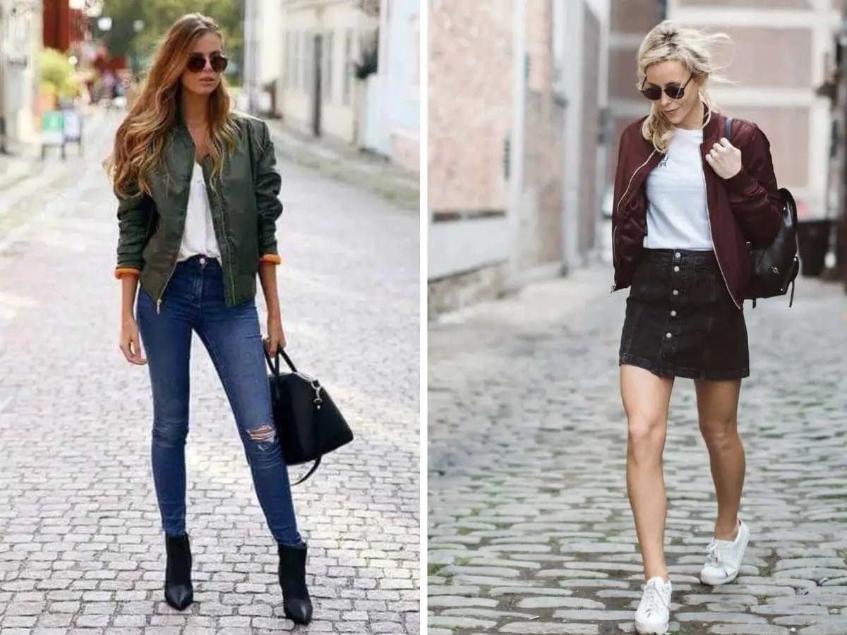 Bomber Jacket Outfits for Women