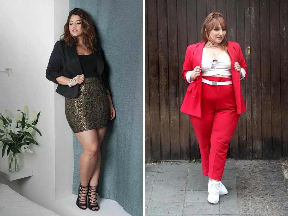 Plus size complete outfits.