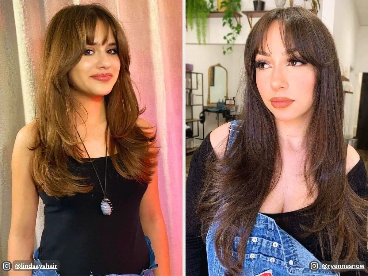 Bangs for Round Face