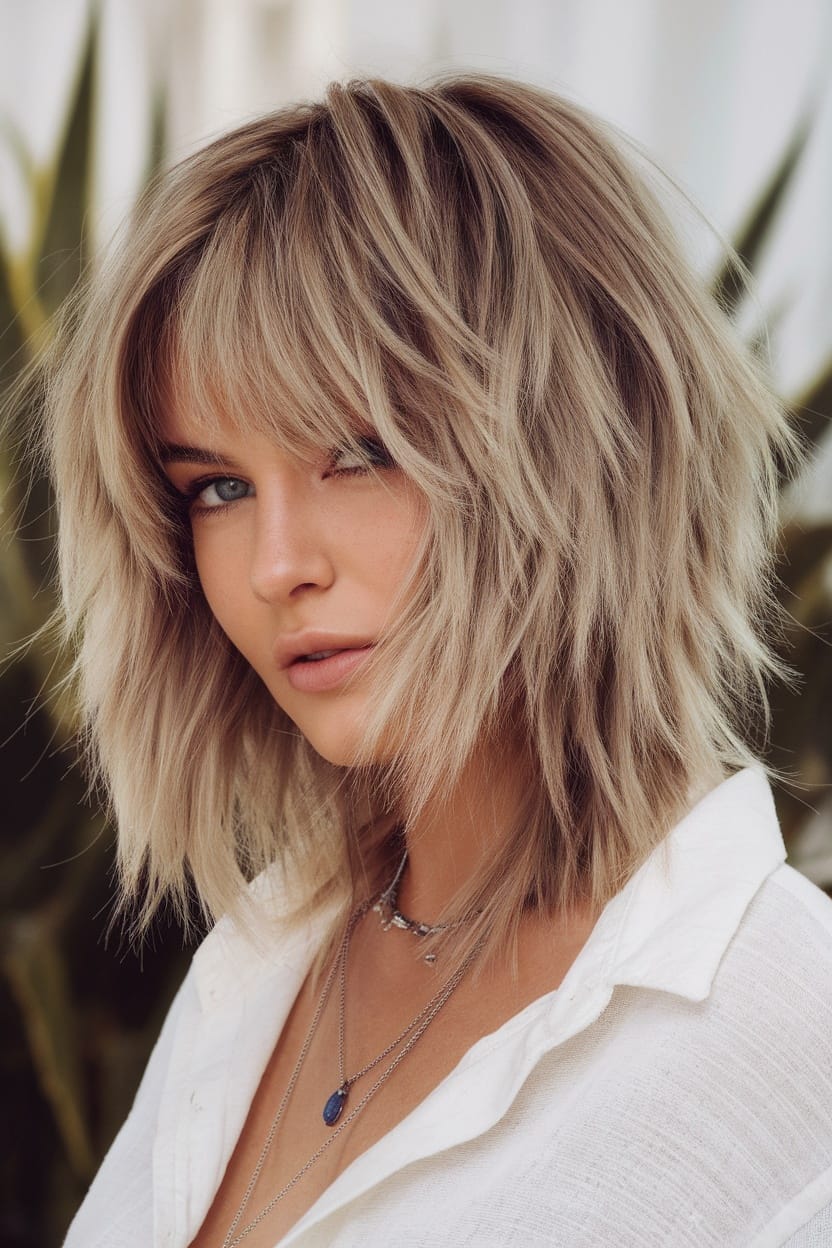 21 Flattering Women Hairstyles for Round Face Shapes, image size:832x1248