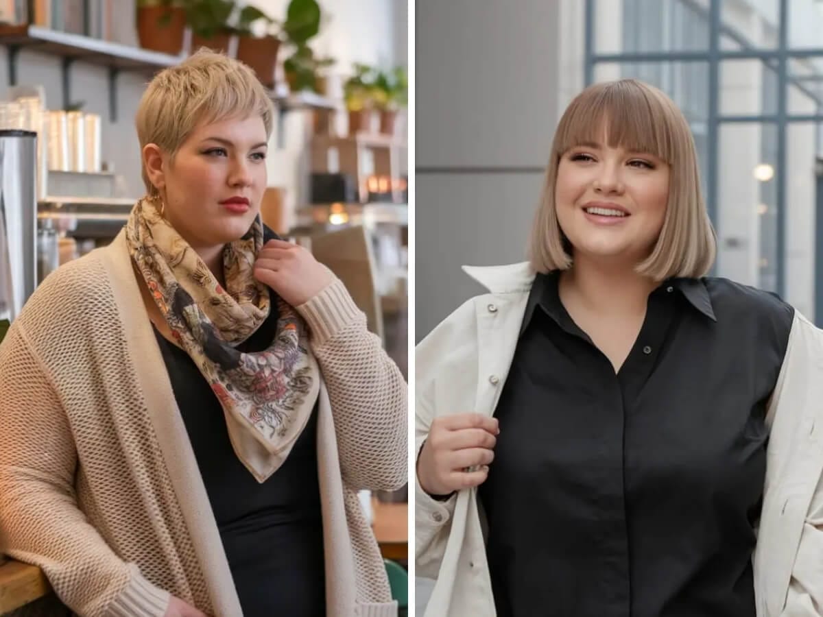 Hairstyles for plus size women