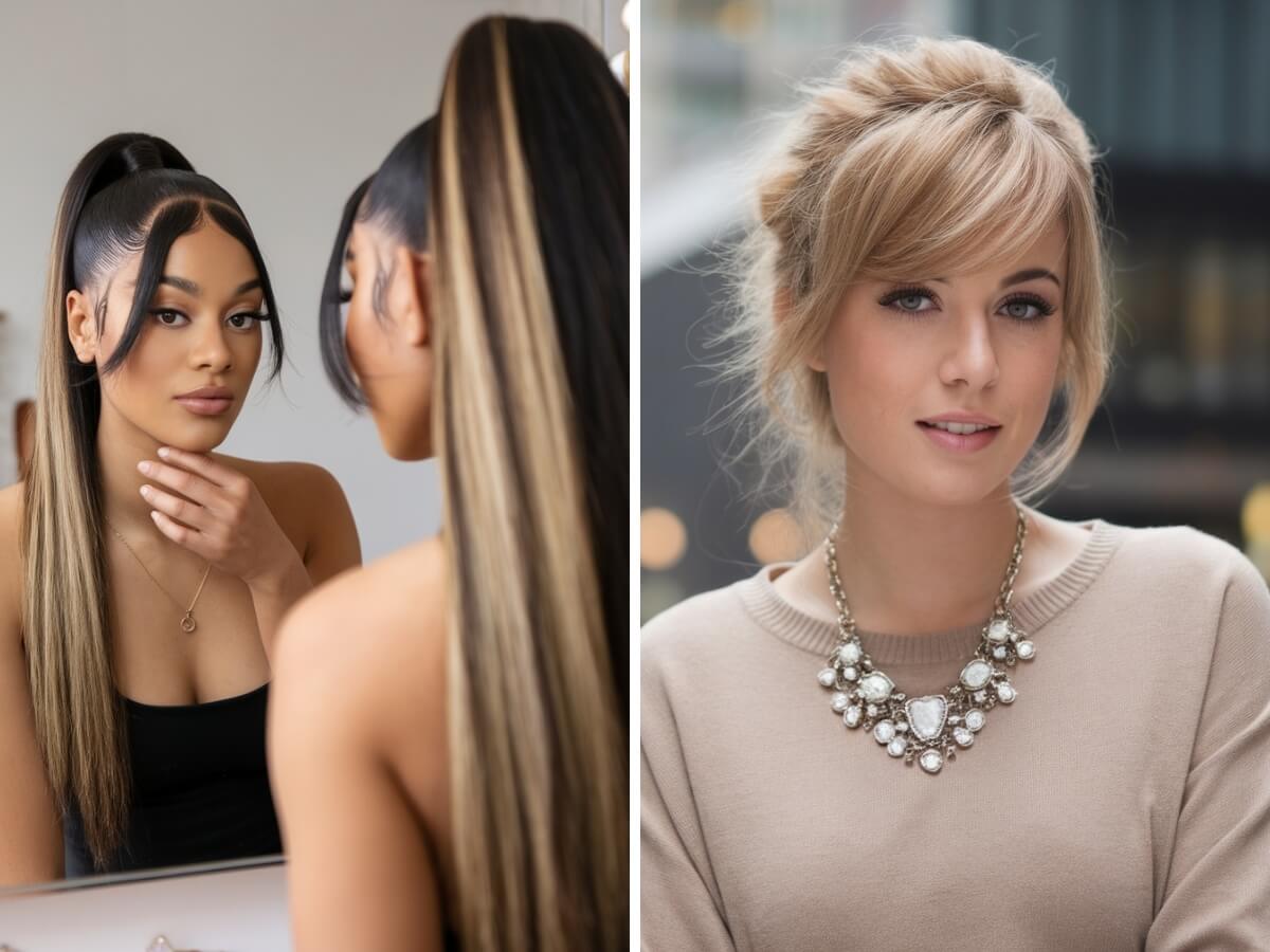 Hairstyles for Women with Big Foreheads