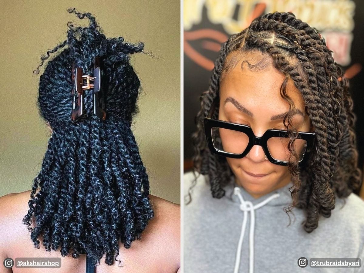 Kinky Twist Hairstyles