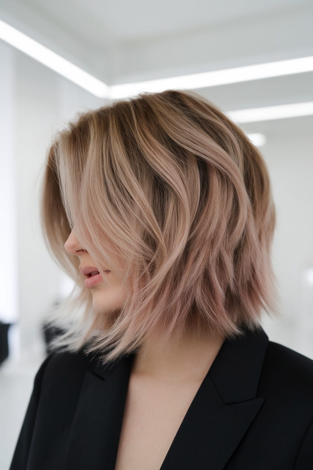 14 Stylish Medium Haircuts for Women to Try Now, image size:1000x1500