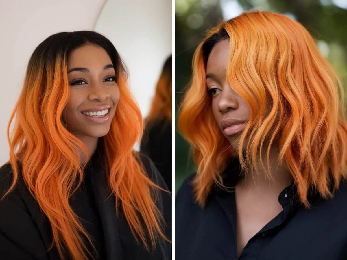 Orange Hair Black Women