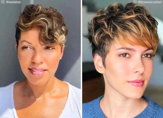 26 Epic Pixie Cuts on Wavy Hair Transformations