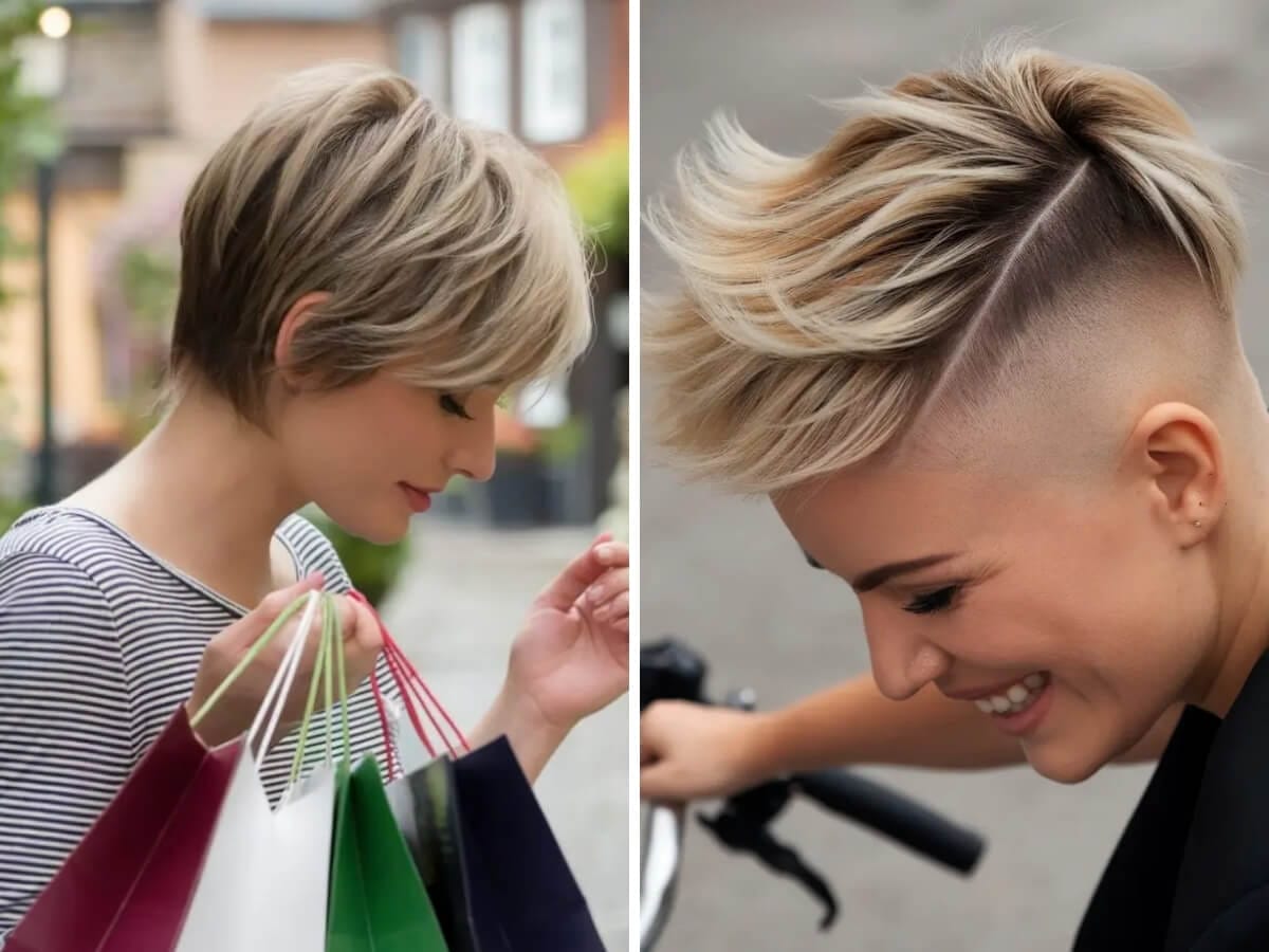 Short Boyish Haircuts for Women